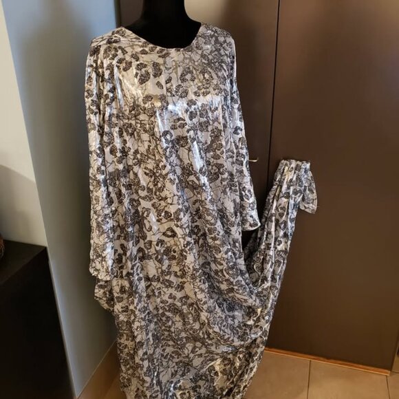 Kaftan Maxi Dress Mumu OR Use the Material to Make Your Own Dress! - Picture 2 of 9